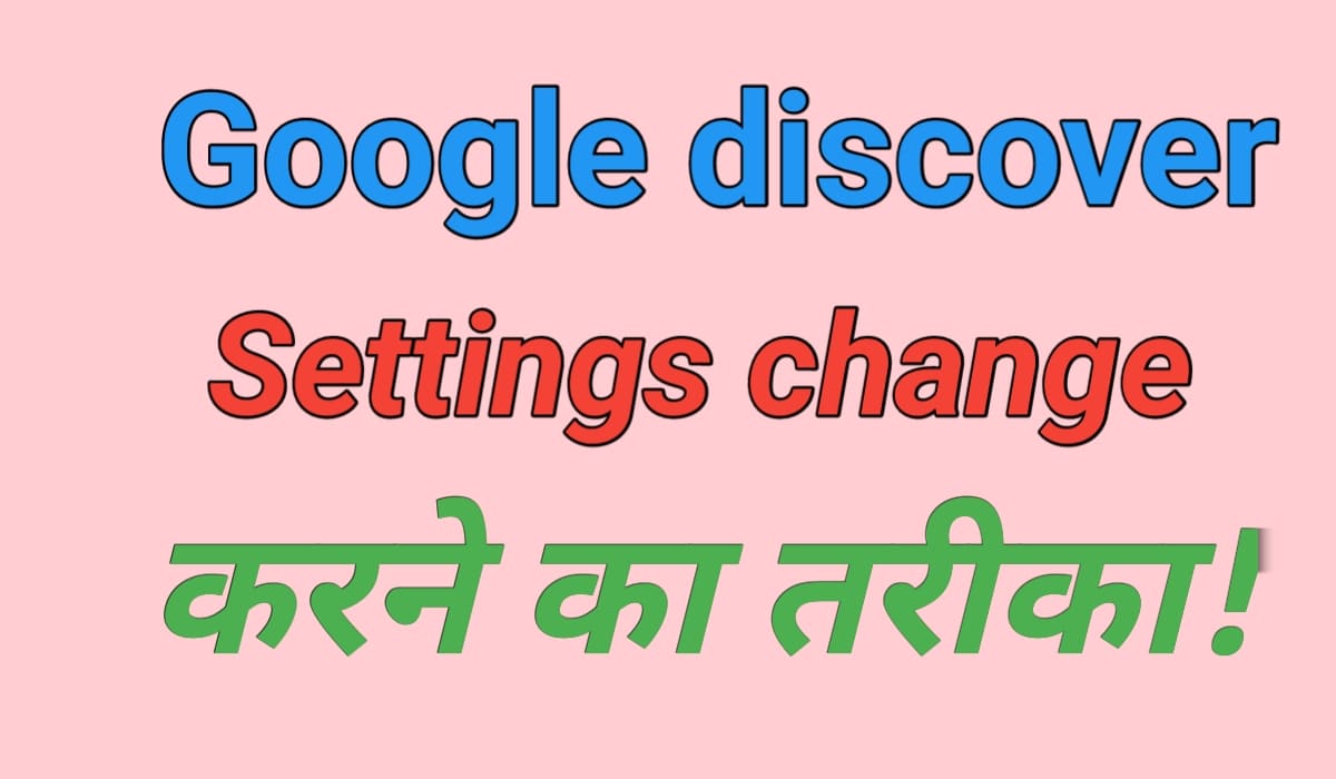 Google discover language settings 